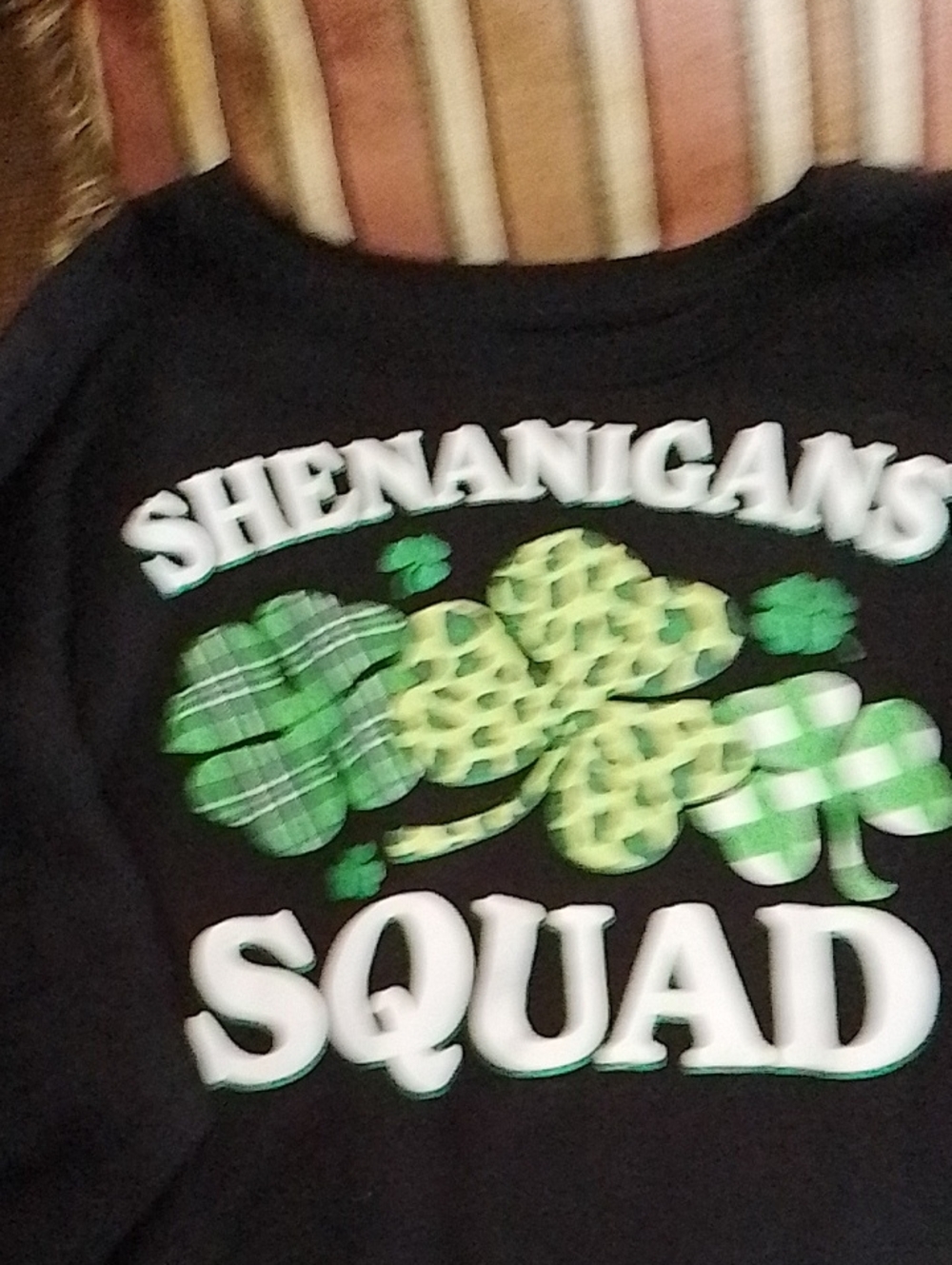 Celebrate It Black 'Shenanigans Squad' Shamrock Graphic Sweatshirt